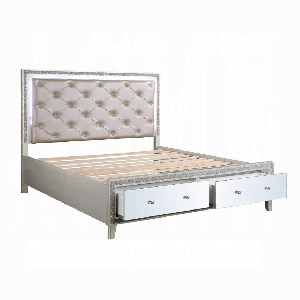 BD00241EK Sliver 5-Piece King Bedroom Set by ACME Furniture | Phoenix AZ
