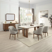 DN06130 Harvey 7-Piece Ceramic Top Dining Set by ACME Furniture | Phoenix AZ