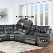Saul Power Motion Sectional Sofa by ACME Furniture | Phoenix AZ
