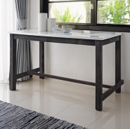 72940 4PC Yelena Counter Height Table W/Marble Top Set By Acme Furniture
