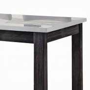 72940 4PC Yelena Counter Height Table W/Marble Top Set By Acme Furniture