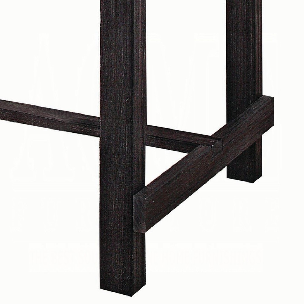 72940 4PC Yelena Counter Height Table W/Marble Top Set By Acme Furniture