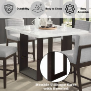 DN03255 5PC Edwyn Counter Height Table Set By Acme Furniture