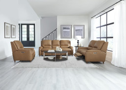 Austin - Caramel Cream Power Sofa By Parker House Furniture