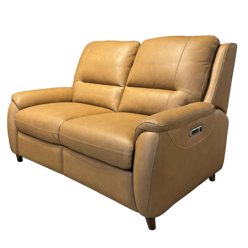 Austin - Caramel Cream Power Console Loveseat By Parker House Furniture