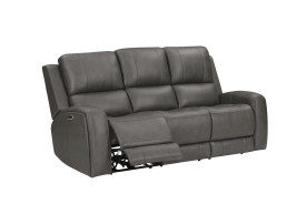 Belmont - Autumn Fog Power Zero Gravity Sofa By Parker House Furniture