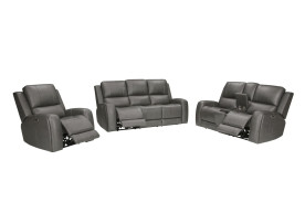 Belmont - Autumn Fog Power Zero Gravity Sofa By Parker House Furniture