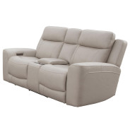 Calgary- Stone Power Console Loveseat By Parker-House Furniture
