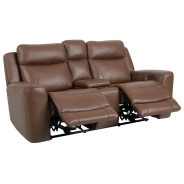 Calgary - Autumn Umber Power Console Loveseat By Parker-House Furniture