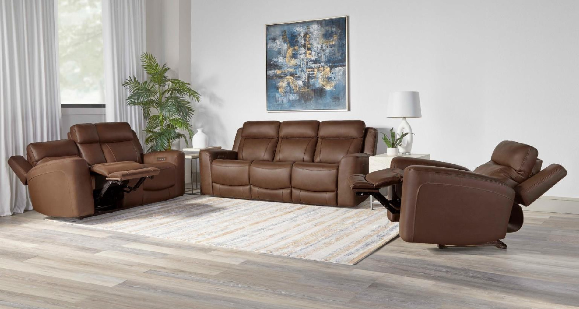 Calgary - Autumn Umber Power Console Loveseat By Parker-House Furniture