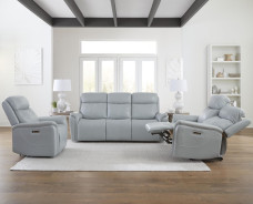 Cascade - Sea Mist Grey Power Sofa By Parker-House Furniture