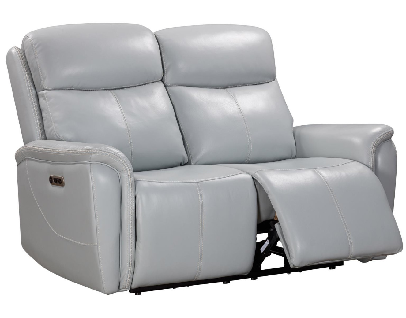 Cascade- Sea Mist Grey Power Loveseat By Parker-House Furniture