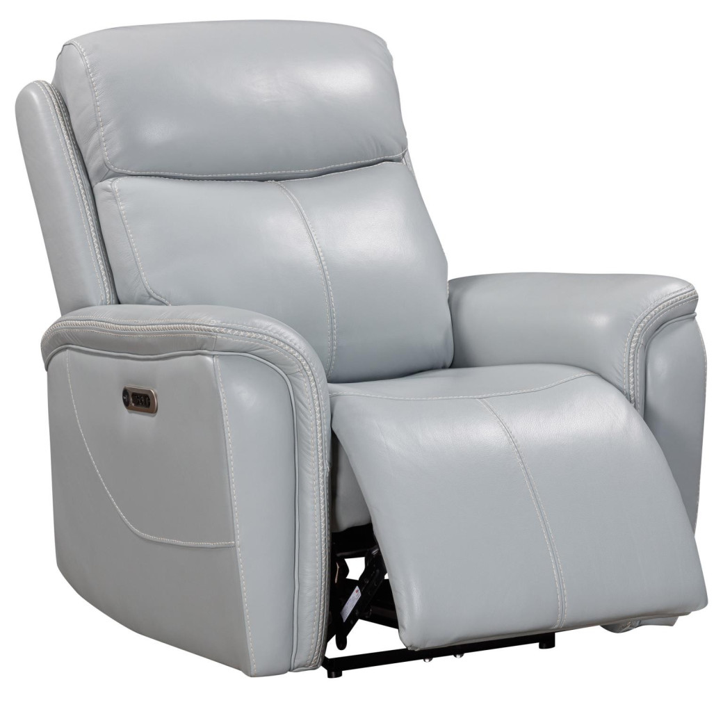 Cascade- Sea Mist Grey Power Recliner with Power Headrest By Parker-House Furniture
