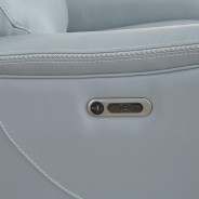 Cascade- Sea Mist Grey Power Recliner with Power Headrest By Parker-House Furniture