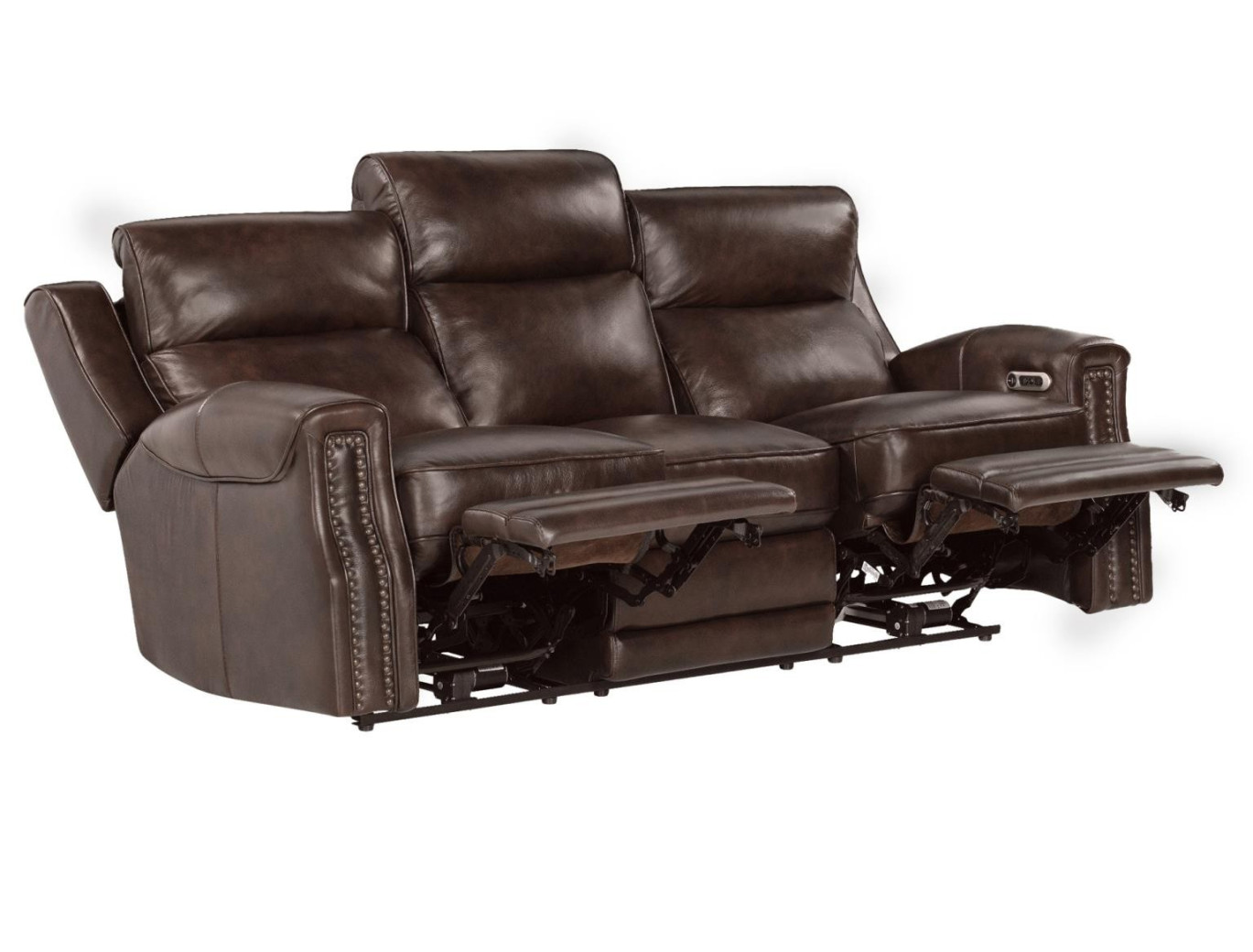 Hensley - Smooth Espresso Power Sofa By Parker-House Furniture