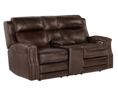 Hensley - Smooth Espresso Power Loveseat By Parker-House Furniture