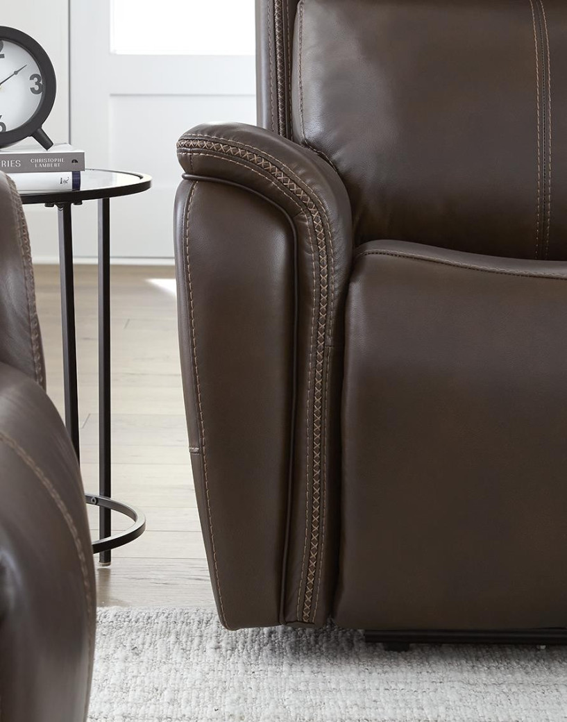 Cascade - Auburn Brown Power Sofa By Parker-House Furniture