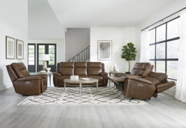 Jameson - Hickory Power Zero Gravity Brown Recliner with Power Headrest By Parker-House Furniture