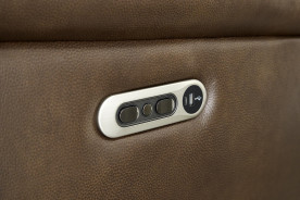 Jameson - Hickory Power Zero Gravity Brown Recliner with Power Headrest By Parker-House Furniture