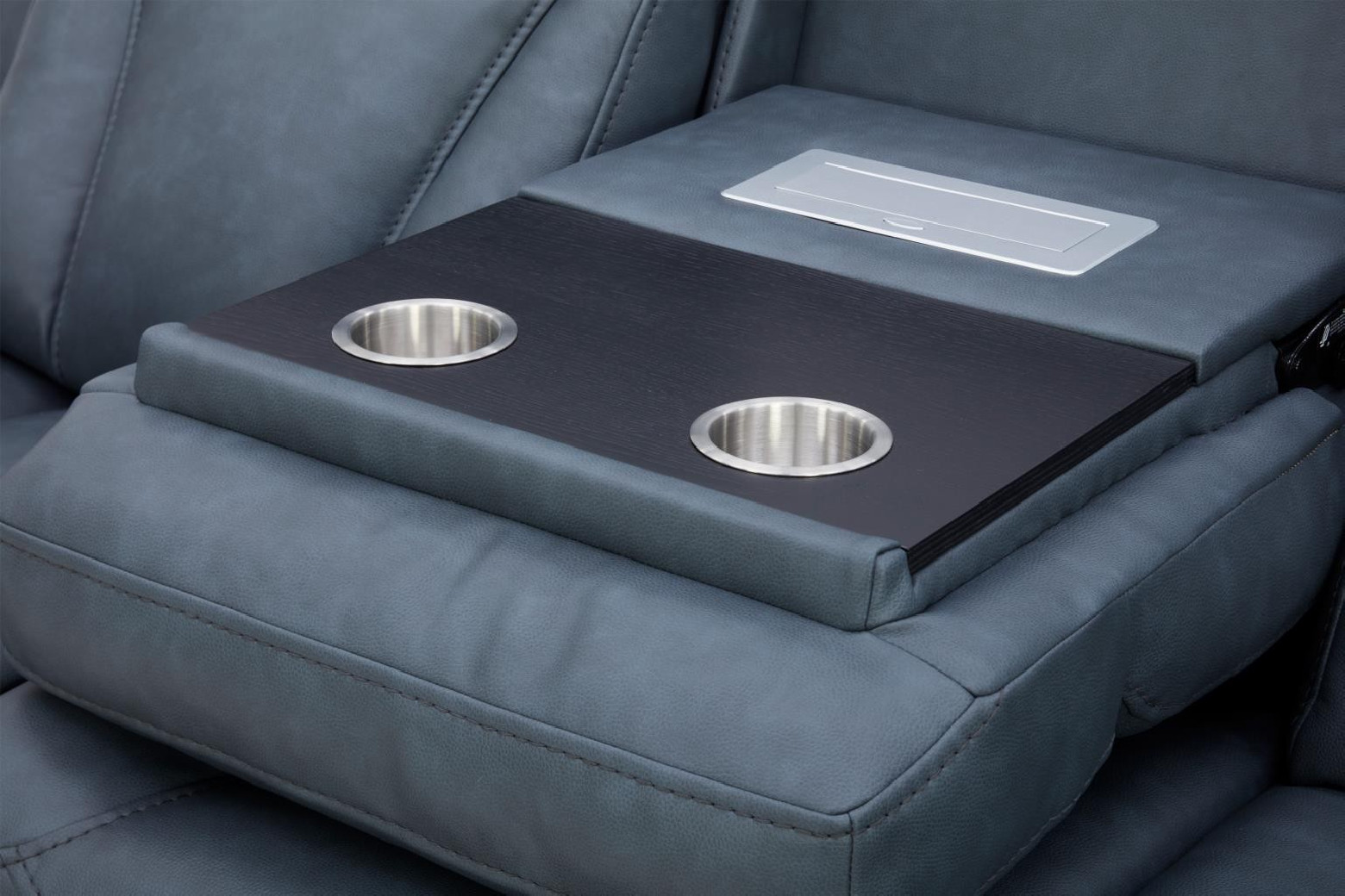 Maveric - Bette Lapis Power Zero Gravity Drop Down Table Sofa P3  By Parker-House Furniture