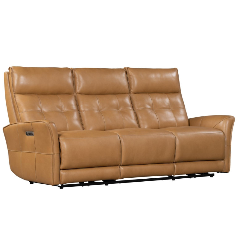Gershwin - Lucca Butterscotch Power Zero Gravity Sofa By Parker-House Furniture.