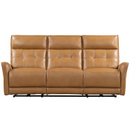 Gershwin - Lucca Butterscotch Power Zero Gravity Sofa By Parker-House Furniture.