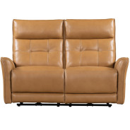 Gershwin - Lucca Butterscotch Power Zero Gravity Loveseat By Parker-House Furniture.