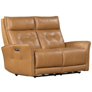 Gershwin - Lucca Butterscotch Power Zero Gravity Loveseat By Parker-House Furniture.