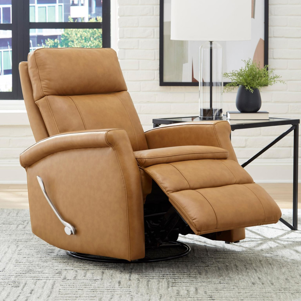 Bristol - Russet Manual Swivel Gilder Recliner By Parker-House Furniture