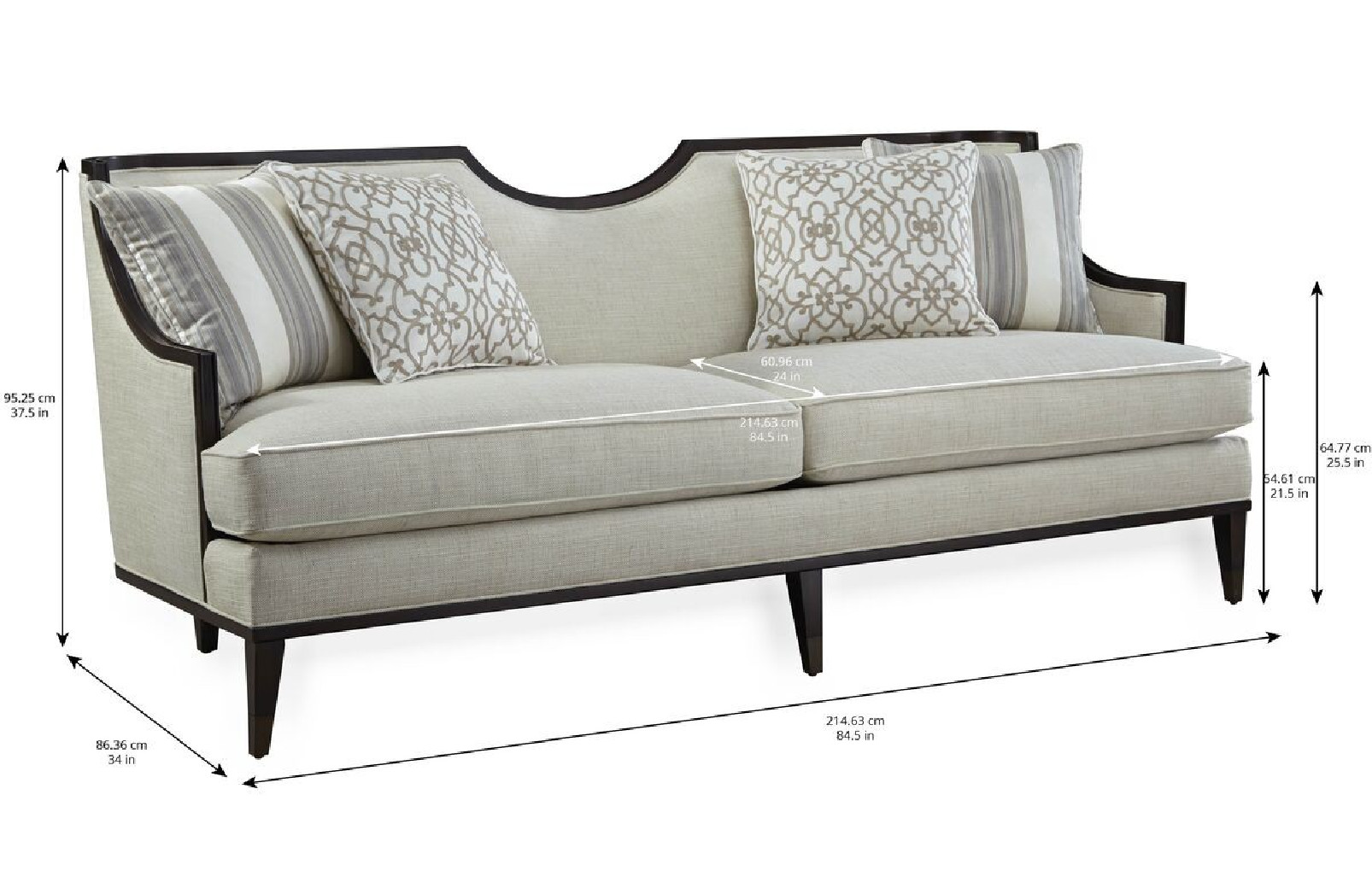 161501-5336AA Harper Sofa - Ivory Finish by A.R.T. Furniture Collections
