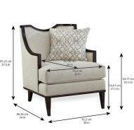 161501-5336AA Harper Sofa - Ivory Finish by A.R.T. Furniture Collections