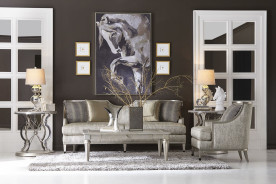 161501-7127AA Harper Sofa - Bezel Finish  by A.R.T. Furniture Collections