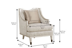 161501-7127AA Harper Sofa - Bezel Finish  by A.R.T. Furniture Collections