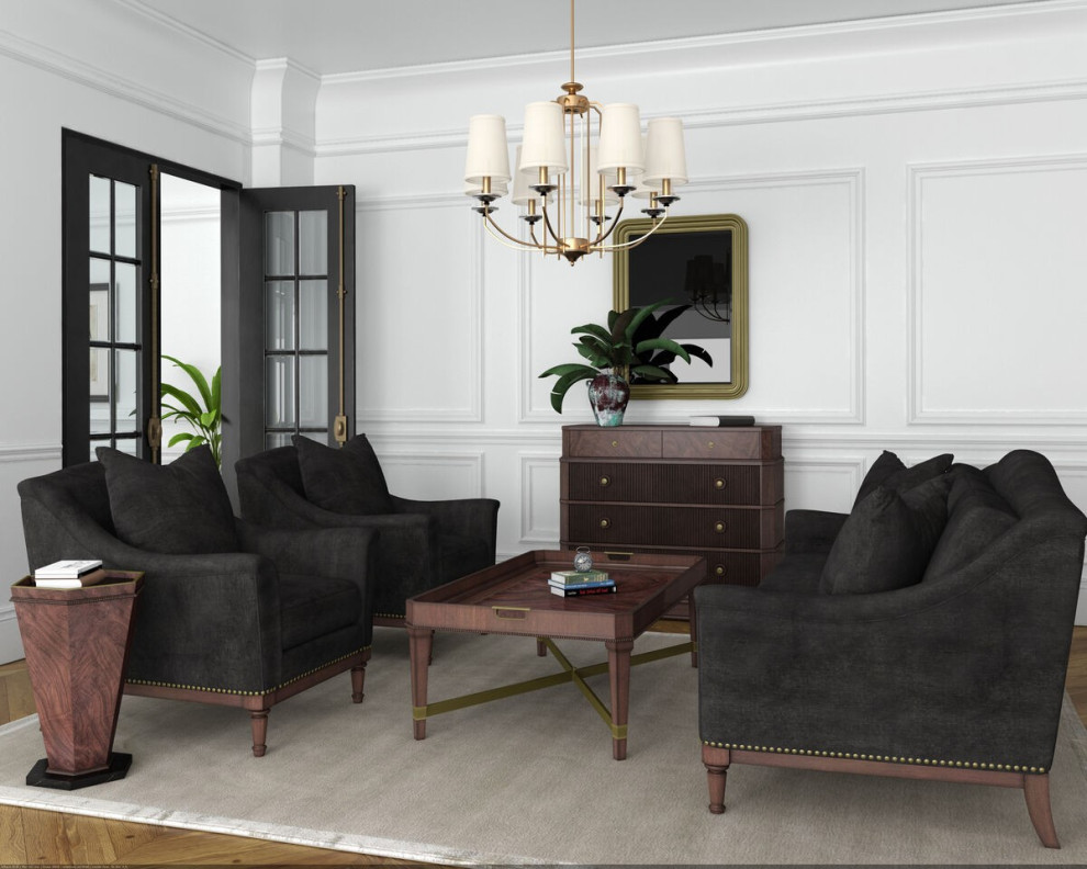 528501-1730AA Magritte Sofa Charcoal Finish by A.R.T. Furniture Collections