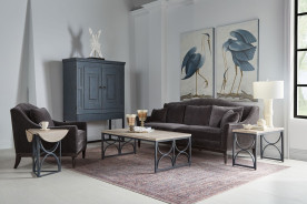 528501-1730AA Magritte Sofa Charcoal Finish by A.R.T. Furniture Collections