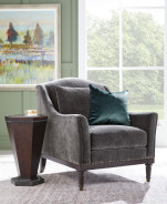 528503-1730AA Magritte Lounge Chair Charcoal by A.R.T. Furniture Collections