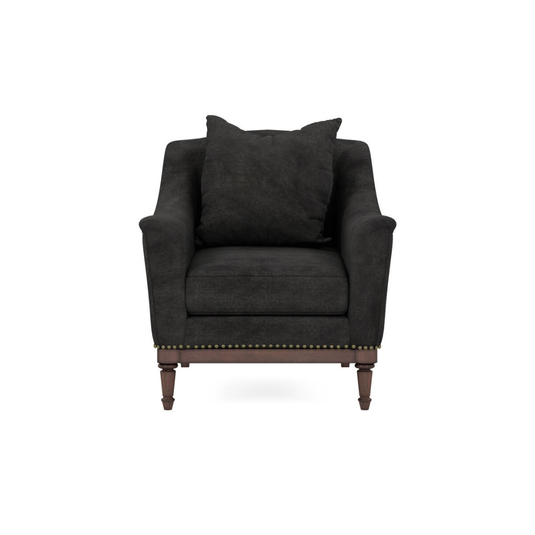 528503-1730AA Magritte Lounge Chair Charcoal by A.R.T. Furniture Collections