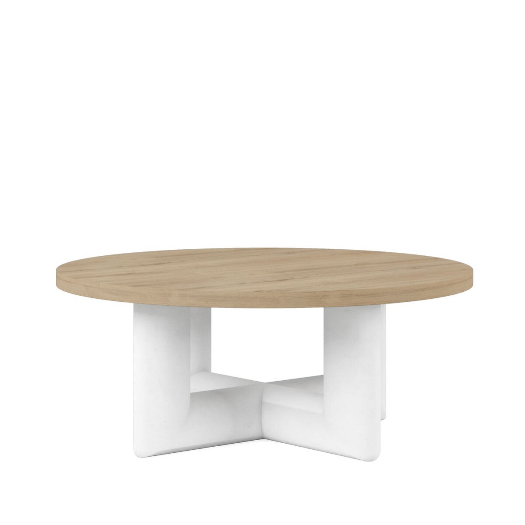 322302-1317 Garrison Round Cocktail Table Wood Top By A.R.T. Furniture Collections