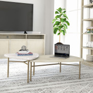 299362-1243 Cotiere 2 Piece Bunching Cocktail Tables  By A.R.T. Furniture Collections