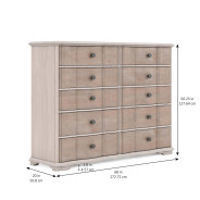 321132-2801 Alcove Master Dresser by A.R.T. Furniture Collections