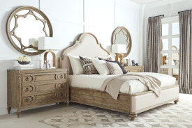 277123-2608 Architrave-Round Mirror by A.R.T. Furniture Collections