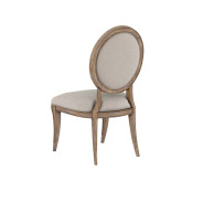 Round Dining Table Rustic Pine Finish Architrave Collection By ART Furniture