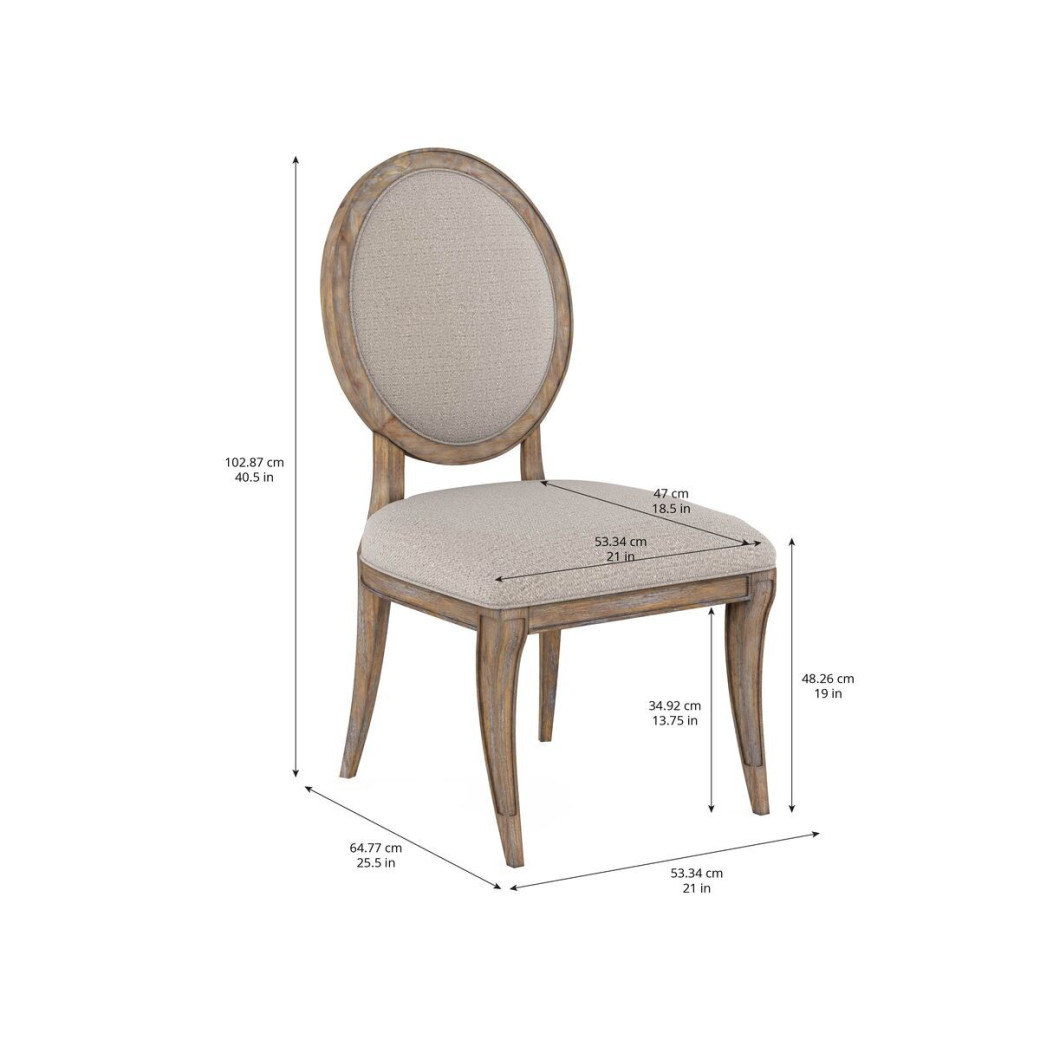 Round Dining Table Rustic Pine Finish Architrave Collection By ART Furniture