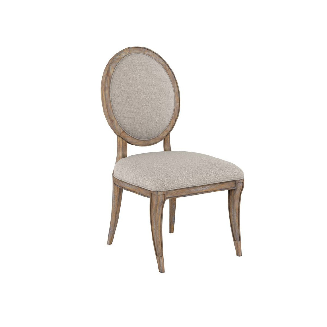 Round Dining Table Rustic Pine Finish Architrave Collection By ART Furniture