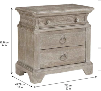 251143-1303 Summer Creek Bedside Chest by A.R.T. Furniture Collections