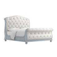 251125-1361 Summer Creek Queen Uph Sleigh Bed-Blue by A.R.T. Furniture Collections