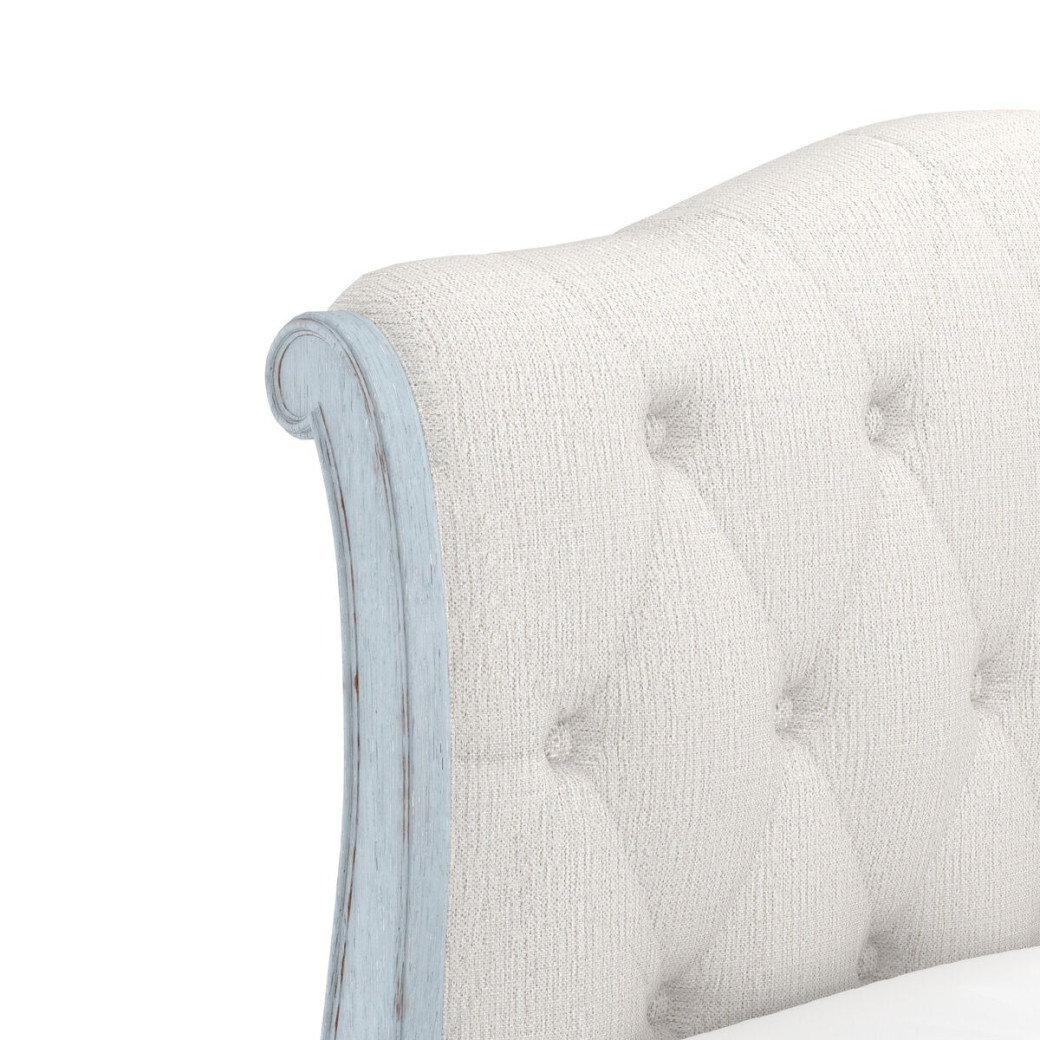 251125-1361 Summer Creek Queen Uph Sleigh Bed-Blue by A.R.T. Furniture Collections