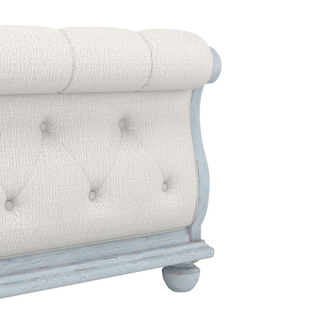 251125-1361 Summer Creek Queen Uph Sleigh Bed-Blue by A.R.T. Furniture Collections