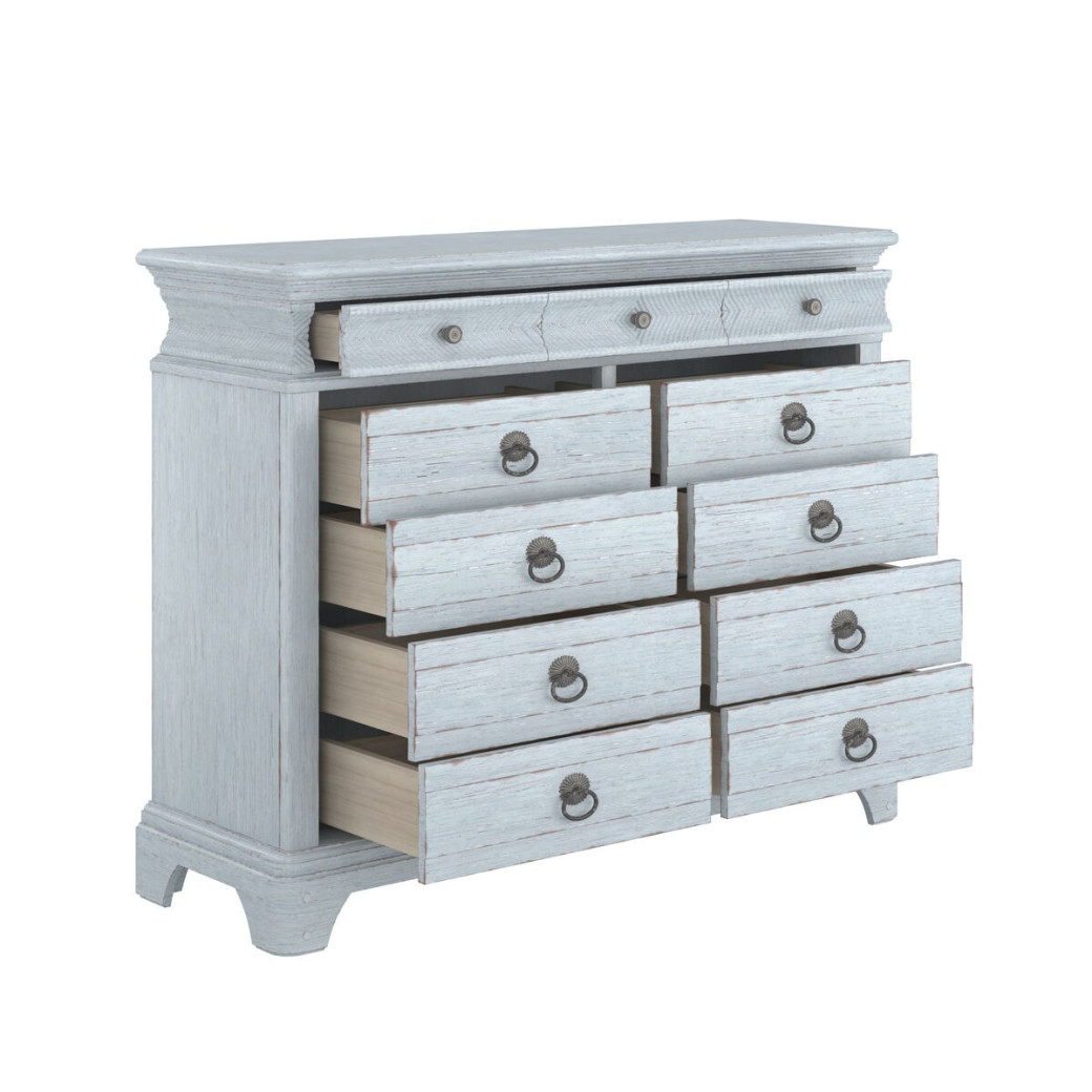 251131-1361 Summer Creek Dresser-Shutter Blue by A.R.T. Furniture Collections