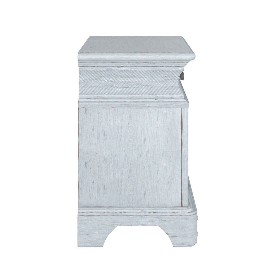 251143-1361 Summer Creek Nightstand-Shutter Blue by A.R.T. Furniture Collections